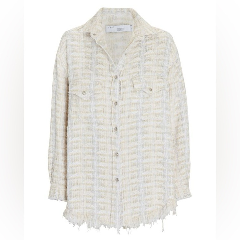 Iro Tweed Shirt Jacket